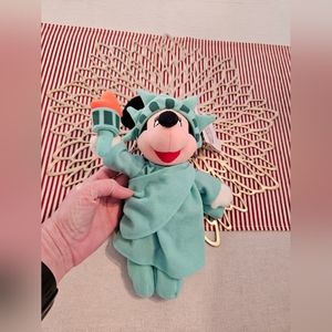 NWT Vintage 90s Disney Liberty Minnie Mouse Beanie Baby